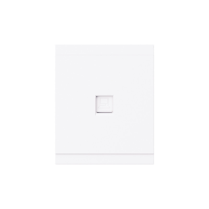 Розетка SETE компьютерная RJ45 кат6 с/у жемчуг IP20/IP44 KRANZ, KR-79-0723-1