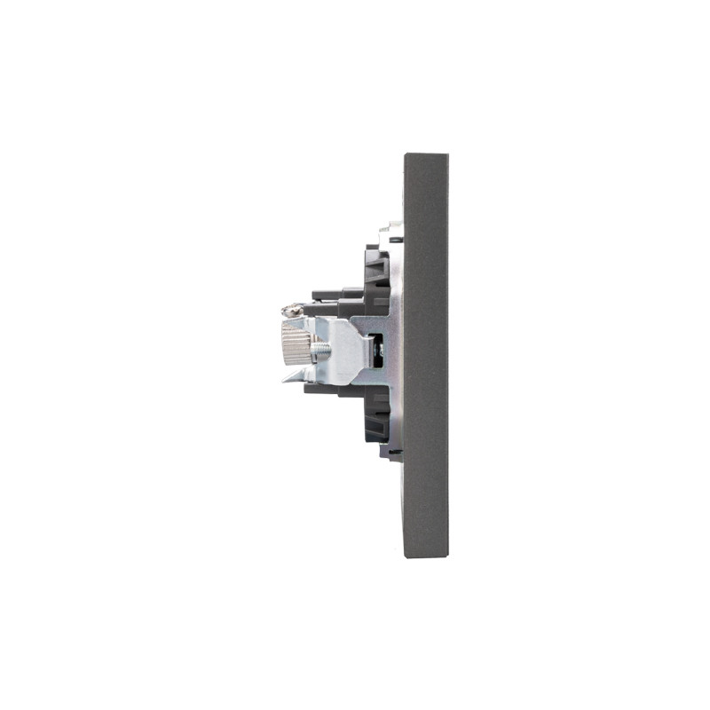 Розетка STRONG TV с/у графит KRANZ, KR-78-0723-6