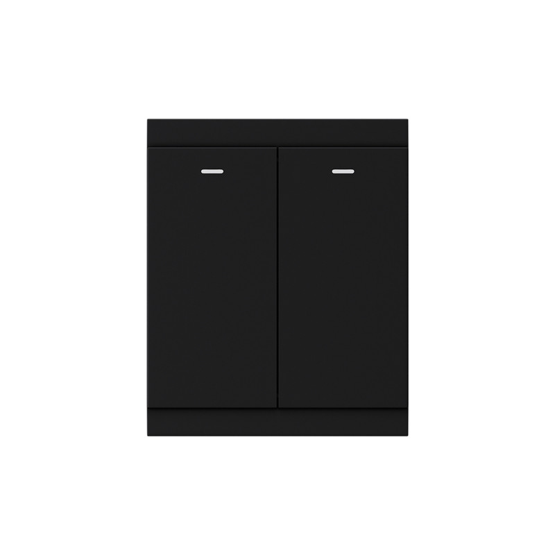 Выключатель SETE 2 кл с подсветкой 10А с/у антрацит IP20/IP44 KRANZ, KR-79-0715-4