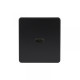 Розетка ROUND HDMI с/у оникс KRANZ, KR-78-0730-3