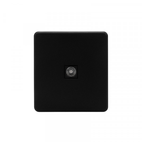 Розетка ROUND TV с/у оникс KRANZ, KR-78-0723-3