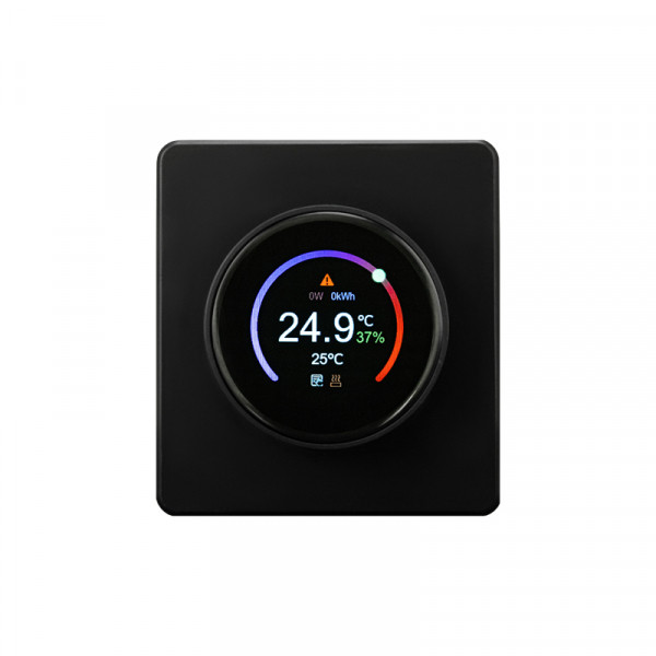 Терморегулятор ROUND Wi-Fi с/у оникс KRANZ, KR-78-0728-3
