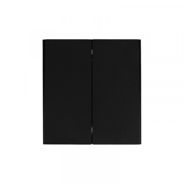 Выключатель STRONG 2 кл 10А с/у антрацит KRANZ, KR-78-0706-5