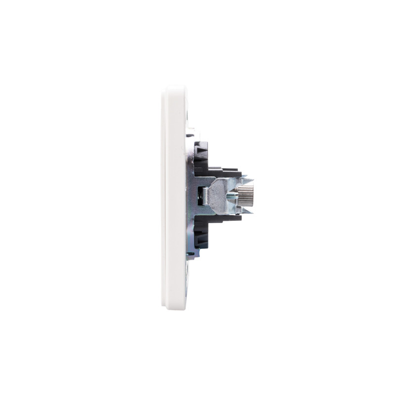 Розетка ROUND TV с/у перламутр KRANZ, KR-78-0723-1