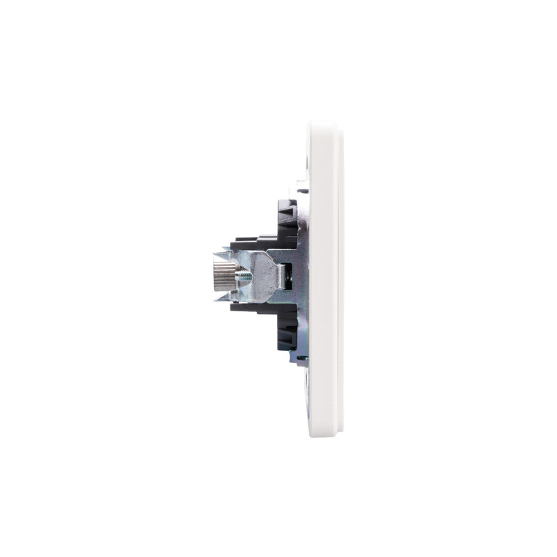 Розетка ROUND TV с/у перламутр KRANZ, KR-78-0723-1