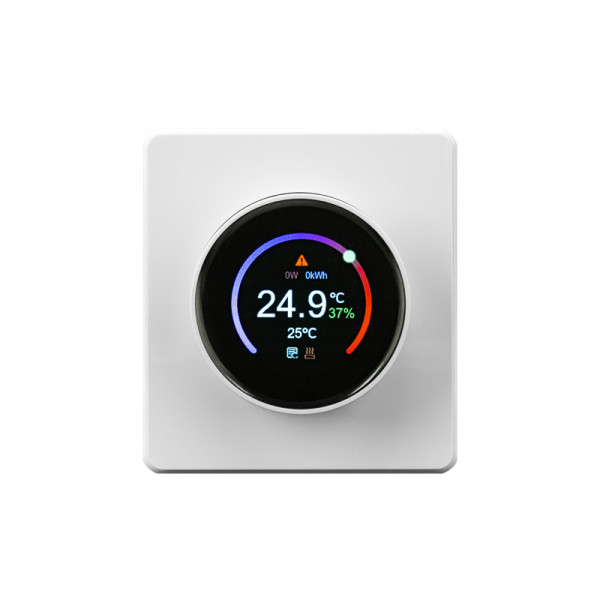 Терморегулятор ROUND Wi-Fi с/у перламутр KRANZ, KR-78-0728-1