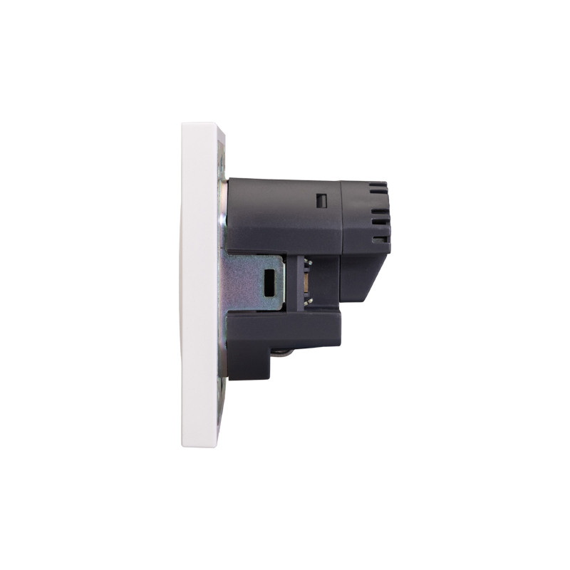 Розетка STRONG 1-ая с/з с/у з/ш 16А с USB A+C быстрой зарядки 5В/3А жемчуг KRANZ, KR-78-0704-4