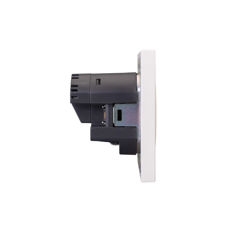 Розетка STRONG 1-ая с/з с/у з/ш 16А с USB A+C быстрой зарядки 5В/3А жемчуг KRANZ, KR-78-0704-4