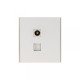Розетка STRONG компьютерная RJ45 кат6 + TV с/у жемчуг KRANZ, KR-78-0722-4