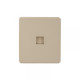 Розетка ROUND компьютерная RJ45 кат6 с/у шелк KRANZ, KR-78-0724-7
