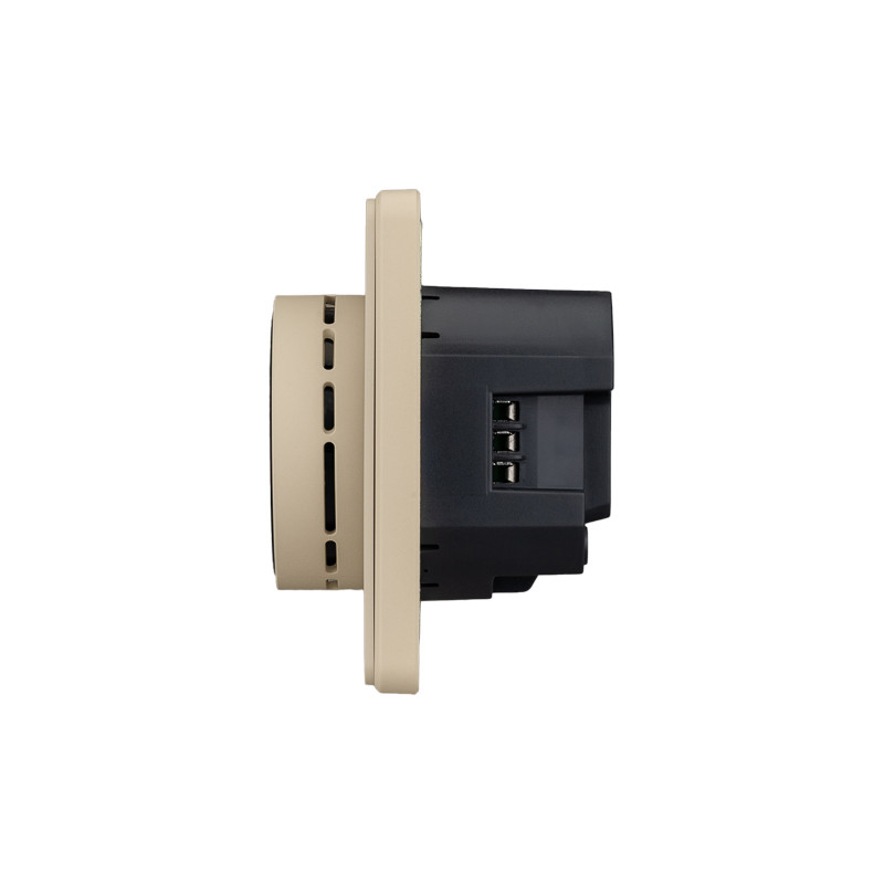 Терморегулятор ROUND Wi-Fi с/у шелк KRANZ, KR-78-0728-7