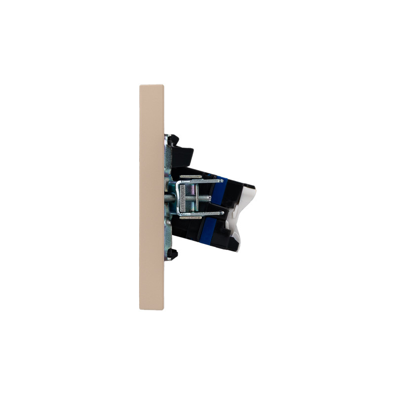 Розетка STRONG компьютерная двойная RJ45+RJ45 кат6 с/у шелк KRANZ, KR-78-0725-8