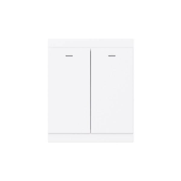 Выключатель SETE 2 кл с подсветкой 10А с/у жемчуг IP20/IP44 KRANZ, KR-79-0715-1