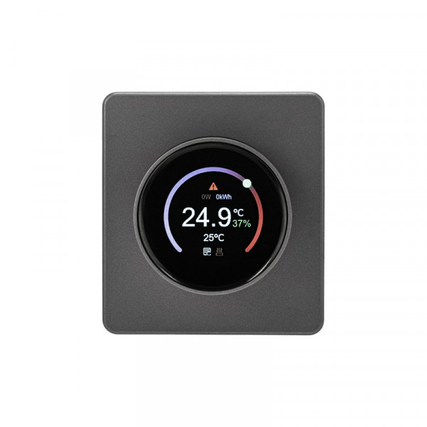Терморегулятор ROUND Wi-Fi с/у титан KRANZ, KR-78-0728-2