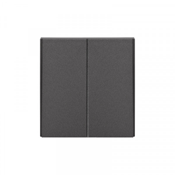 Выключатель STRONG 2 кл 10А с/у графит KRANZ, KR-78-0706-6