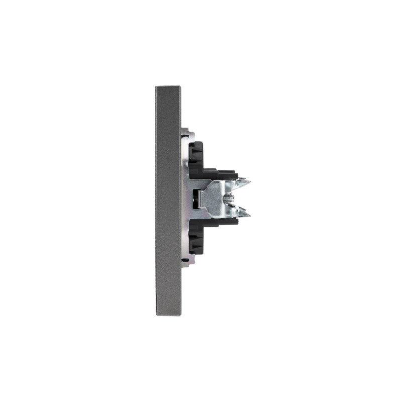 Заглушка STRONG декоративная с суппортом графит KRANZ, KR-78-0735-6