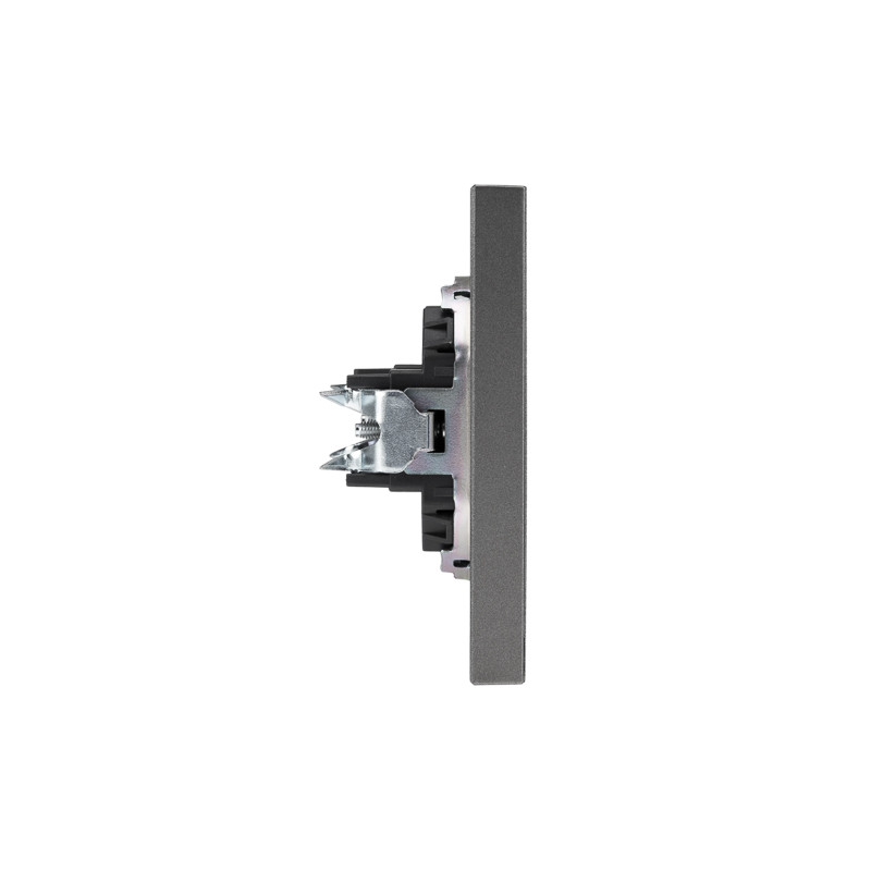 Заглушка STRONG декоративная с суппортом графит KRANZ, KR-78-0735-6